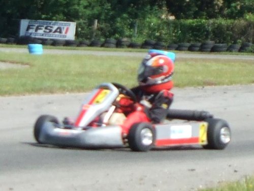 Photo kévin oudot pilote cadet entrainement à autoreille 2 virage