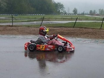 le cresuot éssais kevin oudot pilote FFSA Jeune sous la pluie