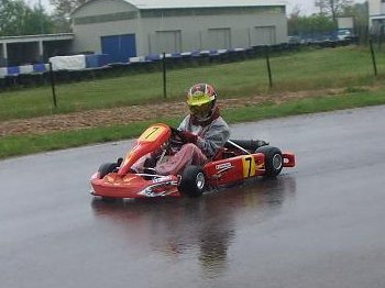 le cresuot éssais kevin oudot pilote FFSA Jeune sous la pluie